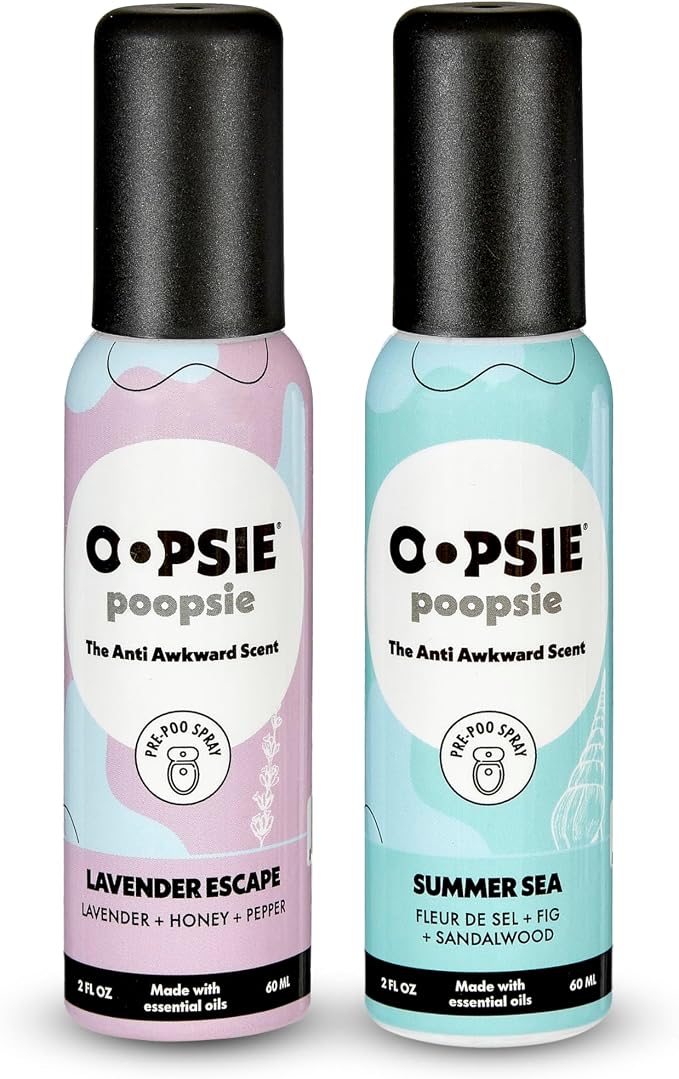 Oopsie Poopsie Pre GO toilet spray, discreet & portable original Pre-poo spray by OopsiePoopsie
