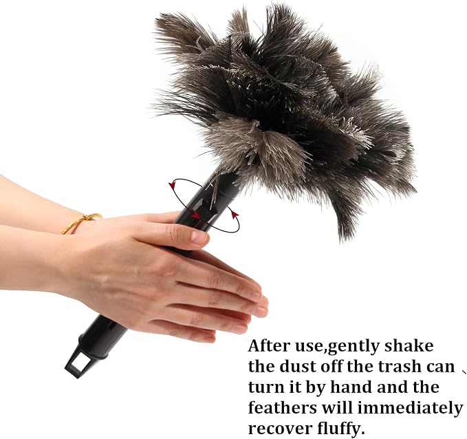 Retractable Ostrich Feather Duster - Image 4