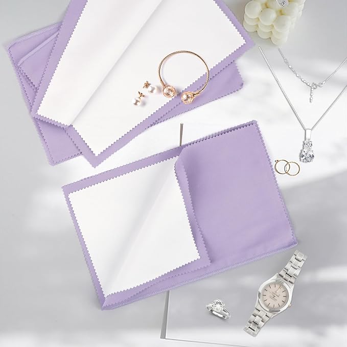 3 Pcs Silver Polishing Cloth, Large 10" X 12.5" Jewelry Cleaner Cloth, Soft - Image 6