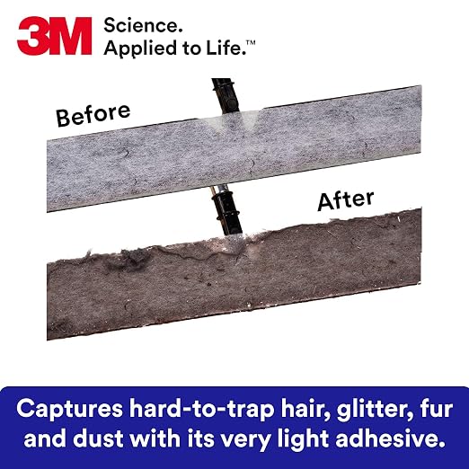 3M Easy Trap Sweep and Dust Sheets, 1 Roll of 60 8" x 6" Sheets, Disposable - Image 4