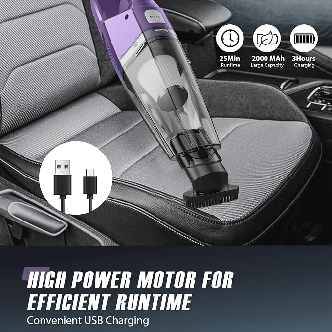 Handheld Vacuum Cordless – Car Vac Portable - Image 6
