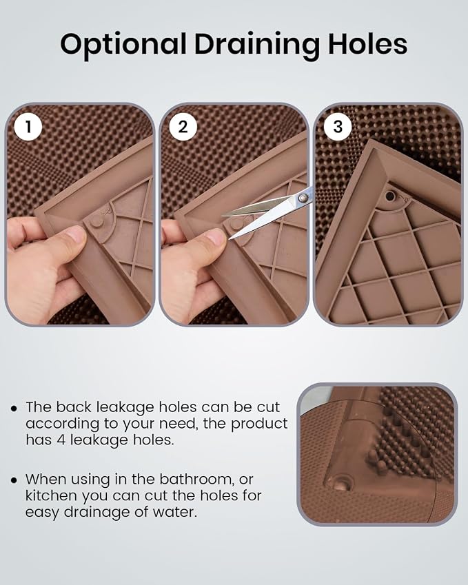 HAMARA Front Door Mat for Outside Entrance 35.5"x17" – Anti-Slip Dirt-Trapping - Image 6