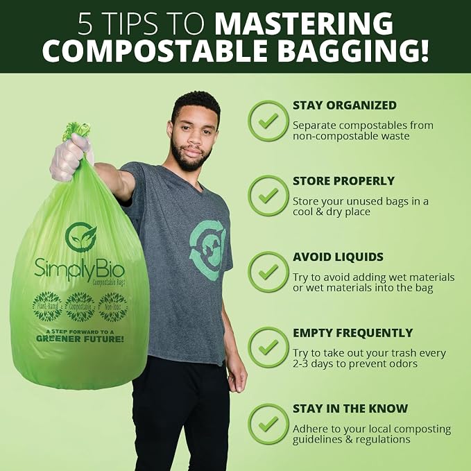 10-13 Gallon Compostable Trash Bags - Image 7