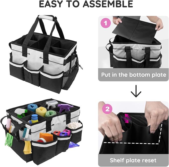 ZKOO Large Cleaning Caddy Bag - Image 5