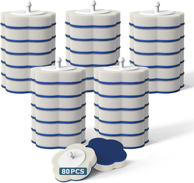 Disposable Toilet Bowl Wand Refills【Not Suitable by Tirmen