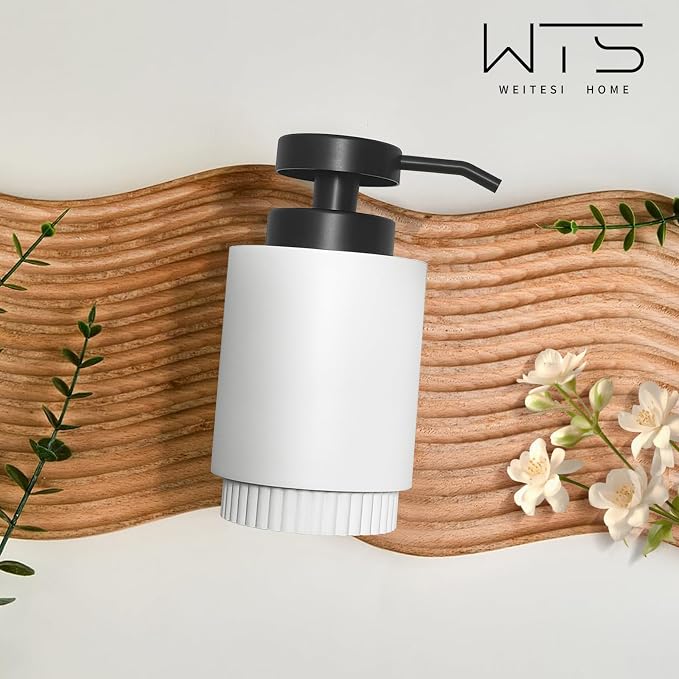 Resin Soap Dispenser for Bathroom, Hand Lotion Liquid Dispenser Easy-to-Press - Image 5