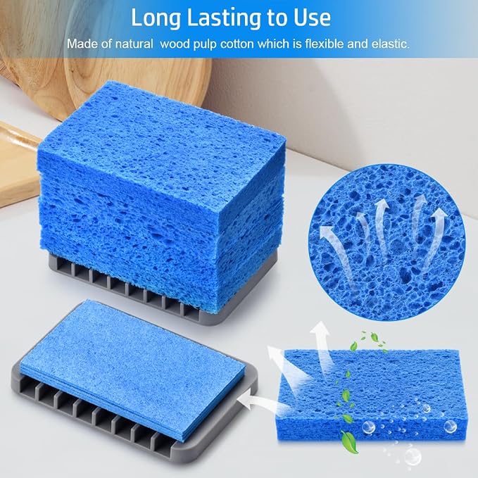 Mcyye 4PCS Compressed Kitchen Sponges - Image 5