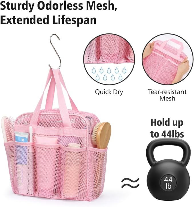F-color Mesh Shower Caddy Portable - Image 5