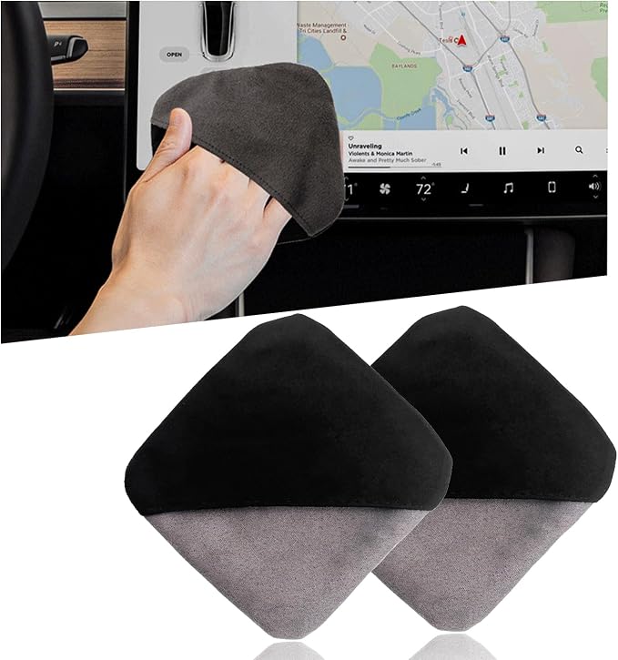 Car Screen Cleaner, Microfiber Auto Screen Cleaning Pad, Foldable Touch Screen by Ohleats