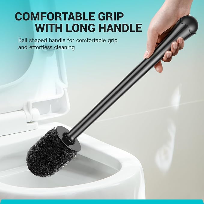 Toilet Brush and Holder, Toilet Bowl Brush - Image 4