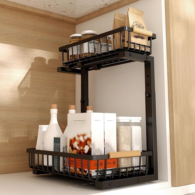 Under Sink Organizer, Under Sink Organizers and Storage, 2-Tier Pull Out Under by Unknown