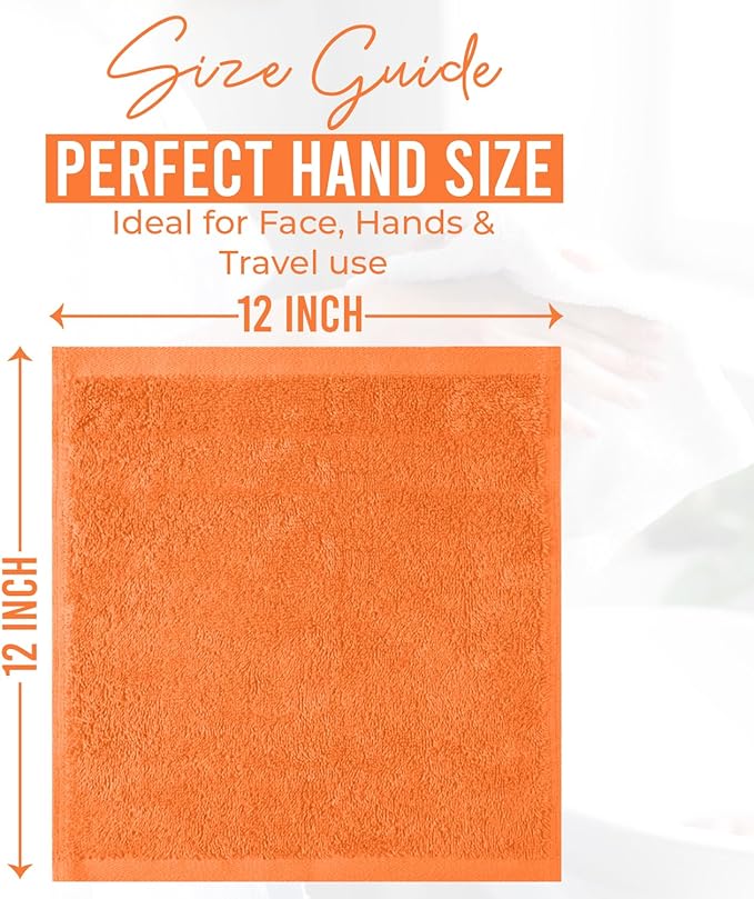 DAN RIVER 12 Pack Wash Cloths for Showering - Image 2