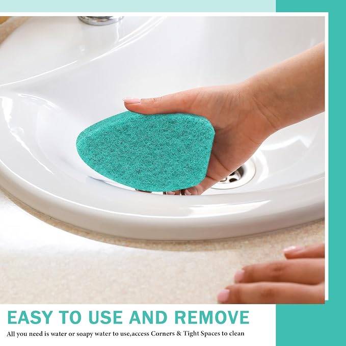 Baderke 4 Pcs Tub Tile Scrubber Cleaning Brush Pads Compatible - Image 6