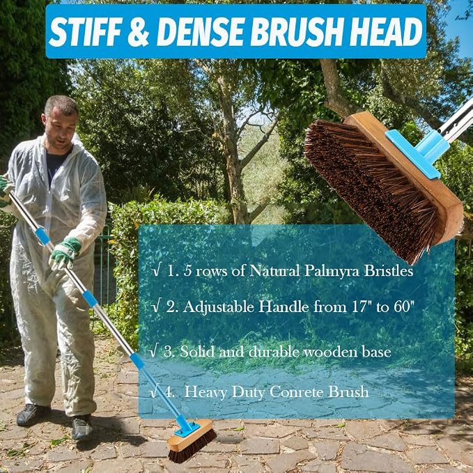 YONILL Heavy Duty Deck Brush - Image 4
