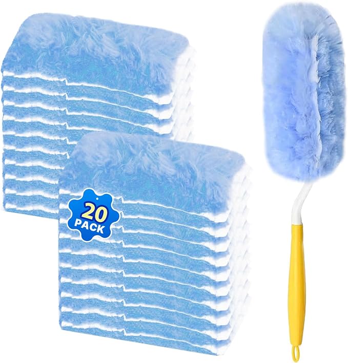 Duster Refill for Swiffer Duster, 360 Disposable Refills Feather Duster by BEVAUEG
