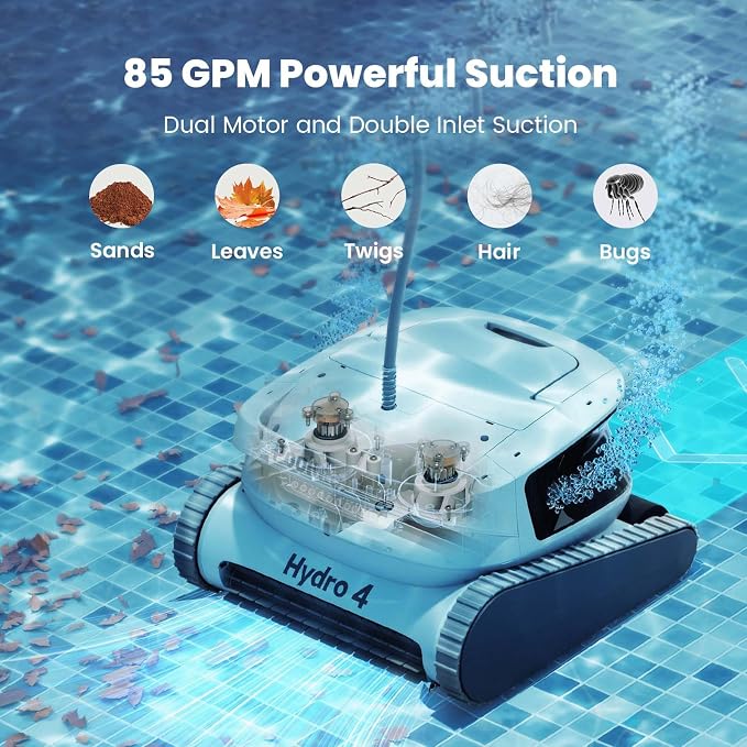 Poolmate Hydro 4 Cordless Robotic Pool Cleaner, Pool Cleaners - Image 3