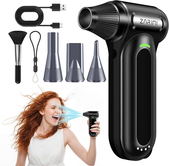 Electric Compressed Air Duster, 170000RPM High-Speed Cordless Air Blower by Unknown