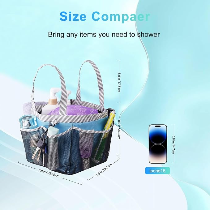 Haundry Mesh Shower Caddy Portable - Image 7