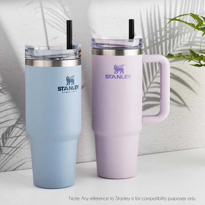 ALINK Black Replacement Straws for Stanley 30 oz Tumbler, DISHWASHER SAFE - Image 9