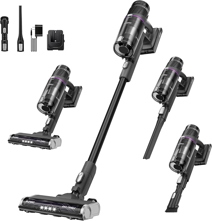 Eureka Cordless Stick Vacuum Cleaner ReactiSense 440, 60-Min Runtime, by Eureka