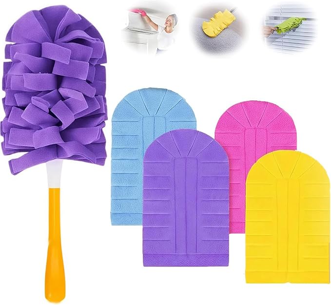 Electrostatic Dusters for Cleaning, 360° Electrostatic Duster Refills, Washable by Unknown
