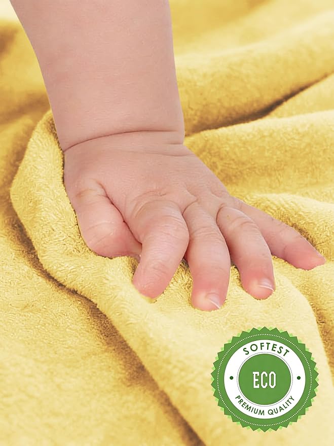 HIPHOP PANDA Baby Washcloths, Rayon Made from Bamboo - Image 5