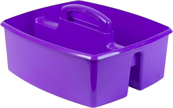 Storex 2-Compartment Large Craft Caddy – Multipurpose Classroom Organizer - Image 2