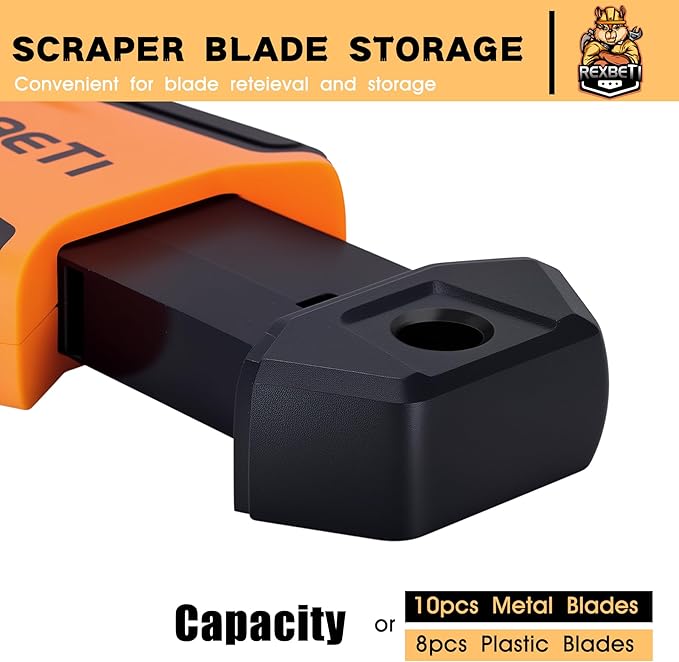 REXBETI Razor Blade Scraper Tool, 2 Pack Razor Scraper - Image 7