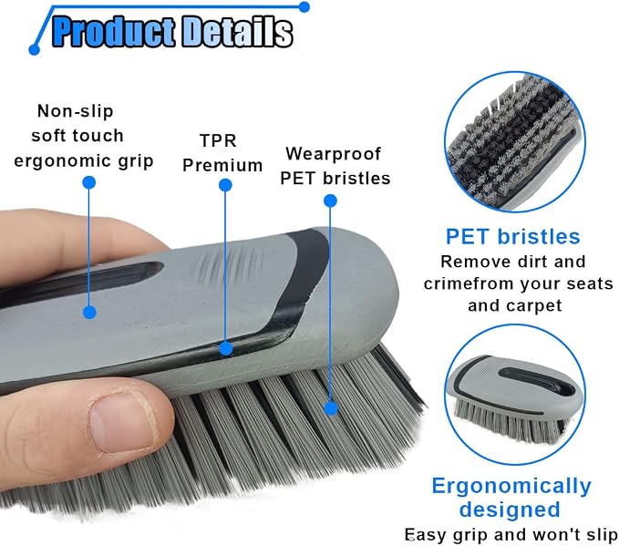 Carpet and Upholstery Cleaning Brush - Image 3