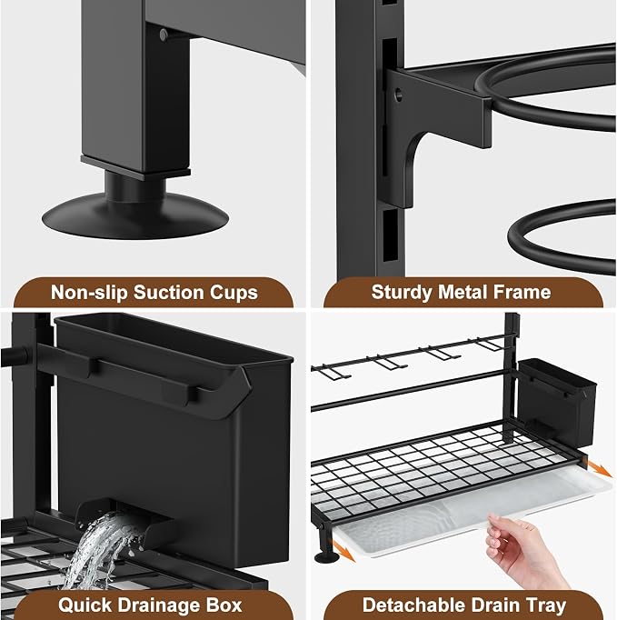 Housolution Water Bottle Organizer Drying Rack - Image 5