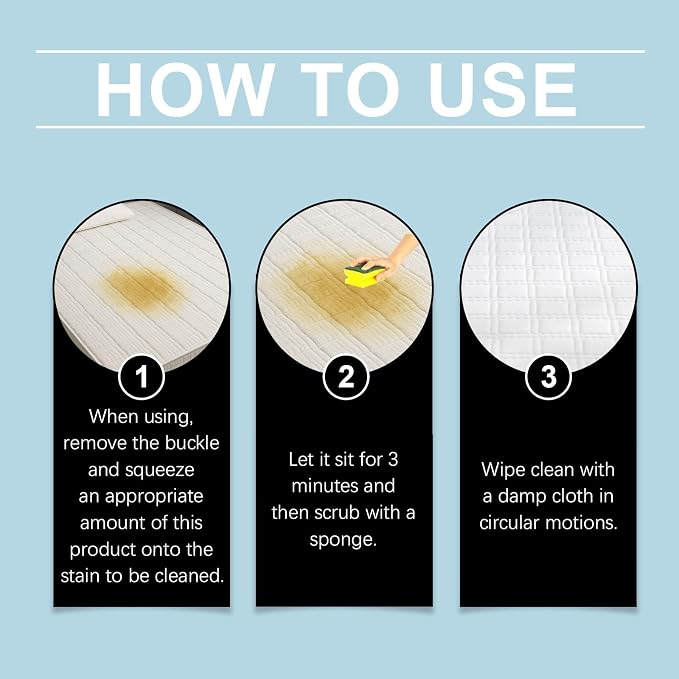 Mattress Stain Remover for Bed & Fabric, No-Scrub Fabric Spot Remover for - Image 6