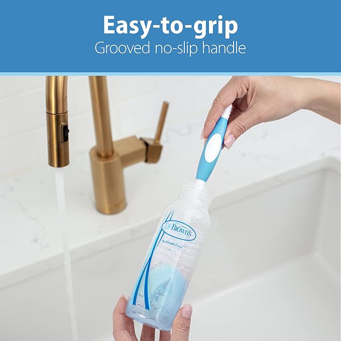 Dr. Brown's Reusable Sponge Baby Bottle Cleaning Brush - Image 5