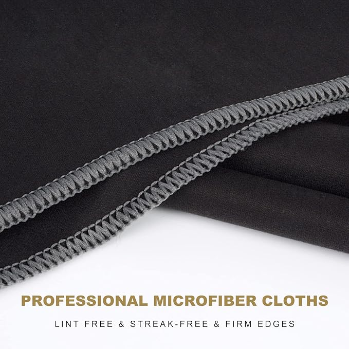 SINLAND Microfiber Glass Polishing Cloths Large Size Thick Lintless Drying - Image 3