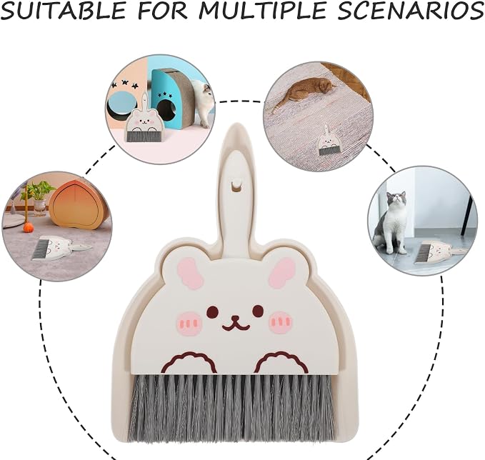 VOSAREA Mini Dustpan and Brush Set - Image 7