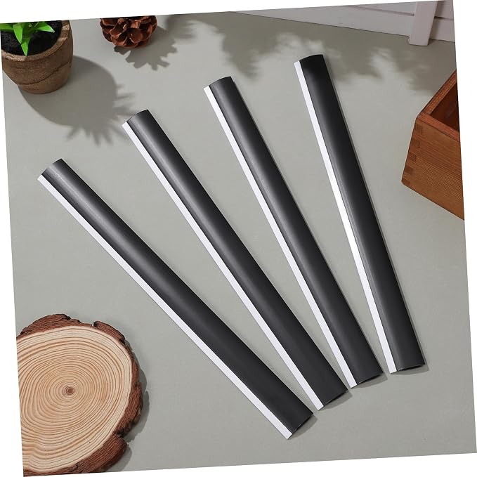 4pcs Rubber Dustpan Lip Edge Replacement Wide Lobby Dustpan Insert Strips Easy - Image 8
