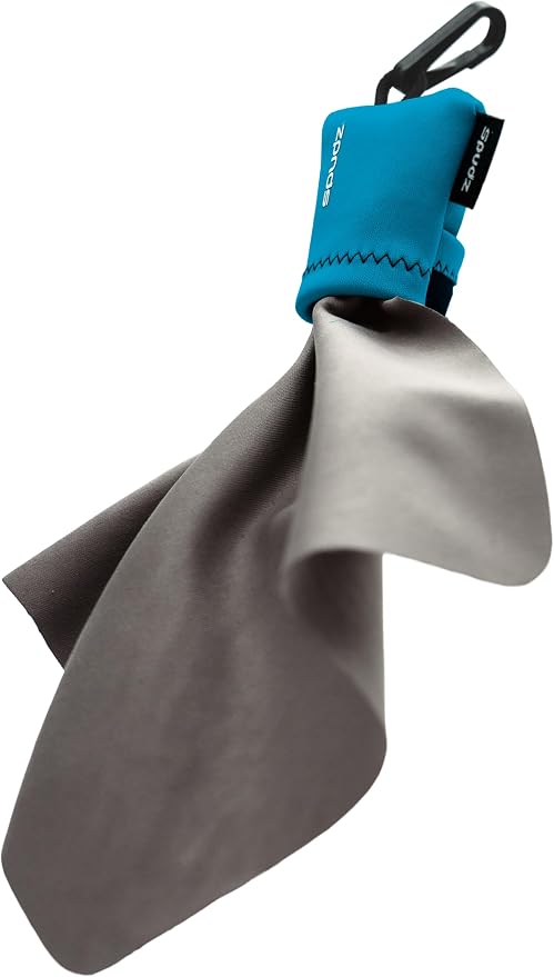 SPUDZ Ultra Microfiber Lens Cleaner – Closable Pouch, Washable – by ALPINEINNOVATIONS