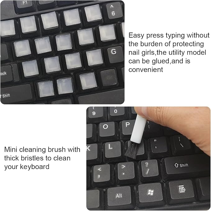80 Pcs Raised Keyboard Stickers - Image 3
