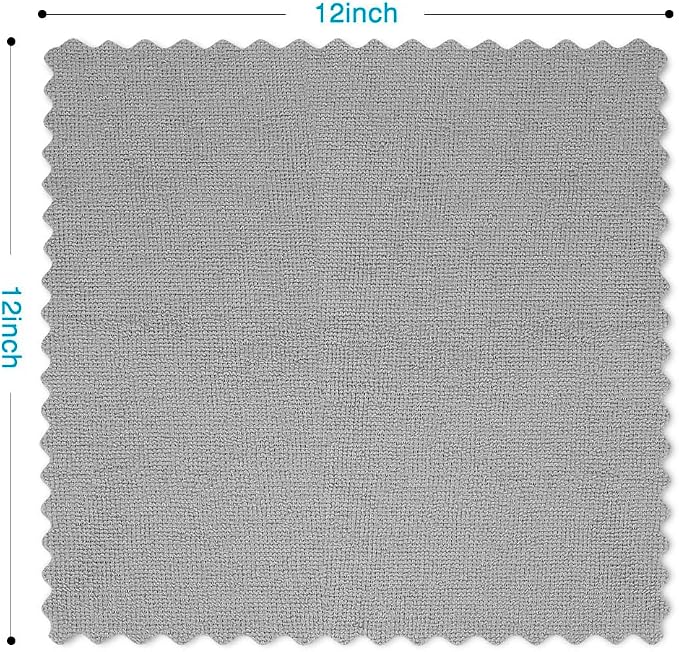 Orighty Grey Microfiber Cleaning Cloth, 150 Pack Highly Absorbent Cleaning - Image 4