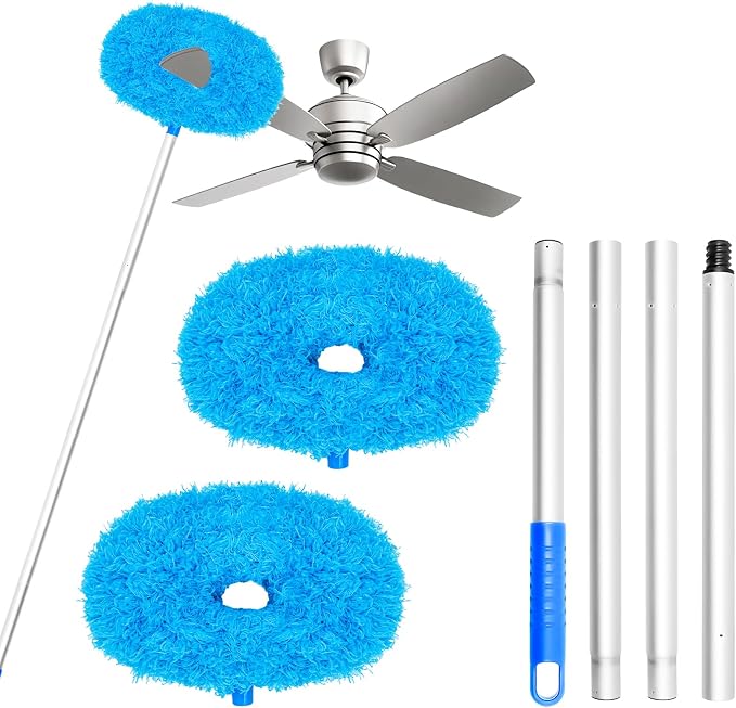 Ceiling Fan Cleaner Duster, Reusable Microfiber Duster by Hdagbnn