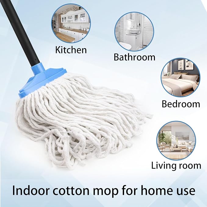Indoor Cotton Mops for Floor Cleaning - Image 5