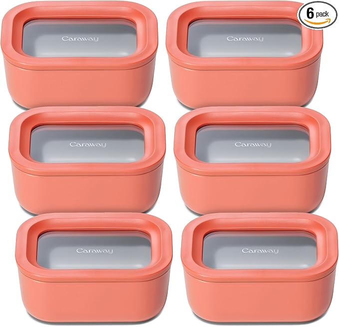Caraway 6pc Glass Food Storage Set by Caraway