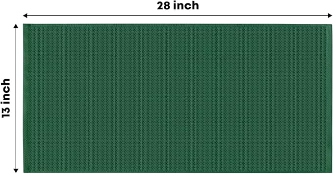 Artoid Mode 100% Cotton Dark Green Waffle Weave Kitchen Dish Cloths, 13x28 Inch - Image 7