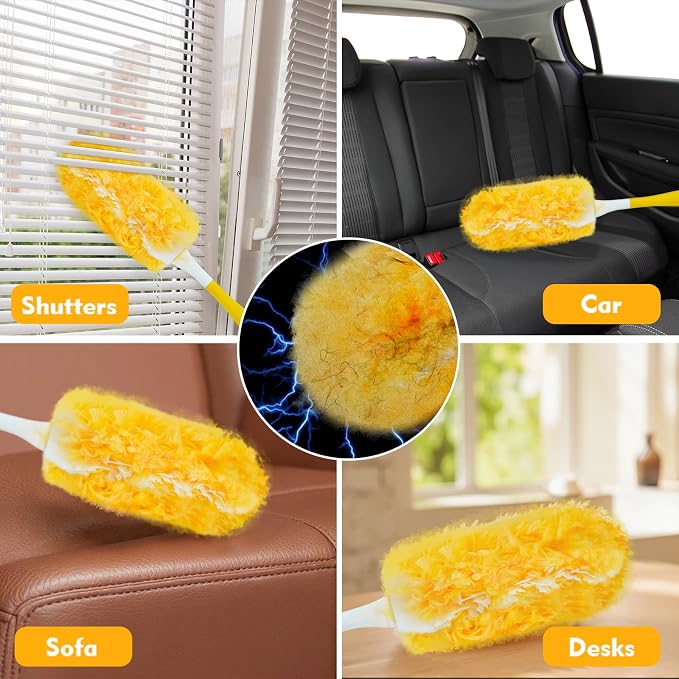 Duster Refill Compatible with Swiffer Duster, Heavy Duty Duster Refills Kit - Image 6