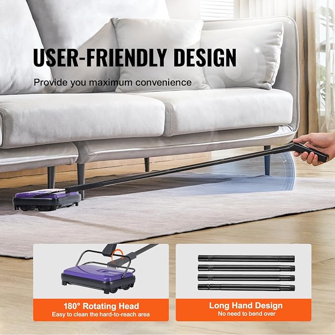 Happybuy Manual Carpet Sweeper - Image 5