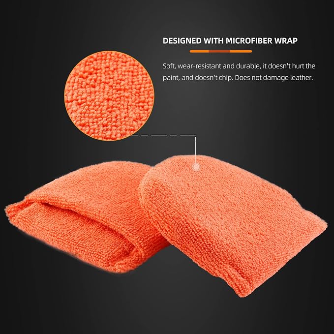 Microfiber applicator pad, Microfiber Sponge, SPTA 10Pcs Ultra-Soft Microfiber - Image 6