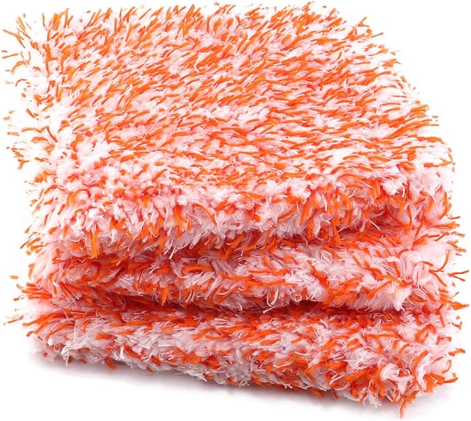 Microfiber Wash Pad, SPTA 3Pcs Ultra Wheel Pad Perfect by SPTA