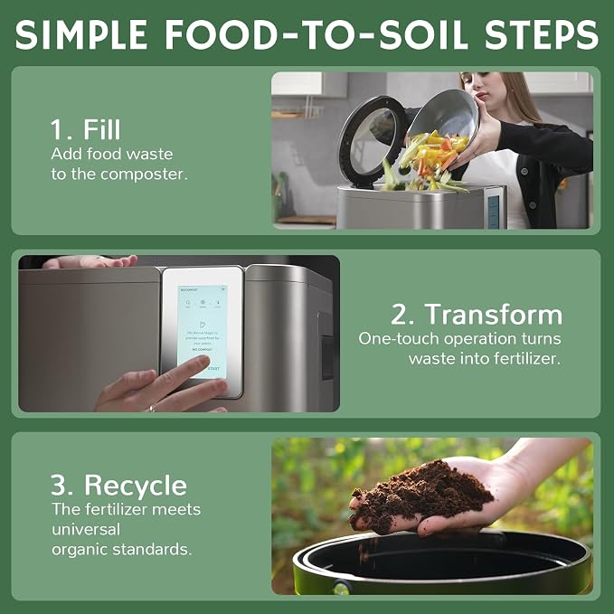 Airthereal Revive R800 5L Smart WiFi Electric Kitchen Composter - Image 6