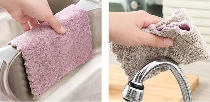kimteny 12 Pack Kitchen Cloth Dish Towels, Premium Dishcloths, Super Absorbent - Image 4