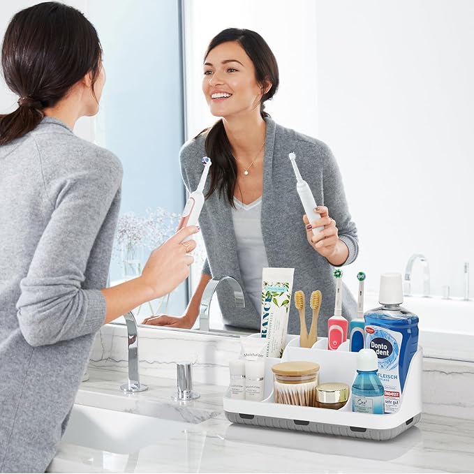 Toothbrush Holders for Bathrooms Countertop Organizer - Image 2