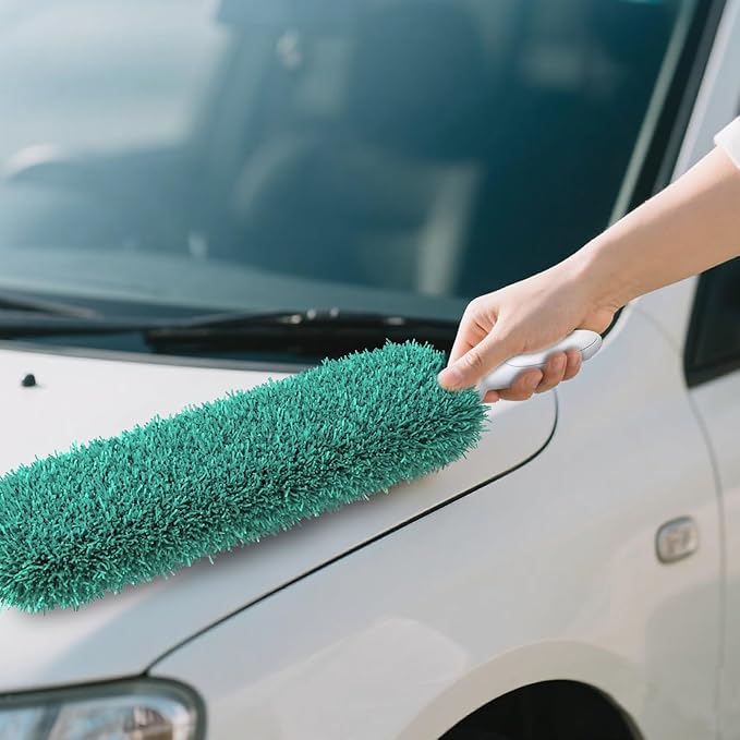 Microfiber Duster with Handle and Washable Duster Head, Dusters - Image 5